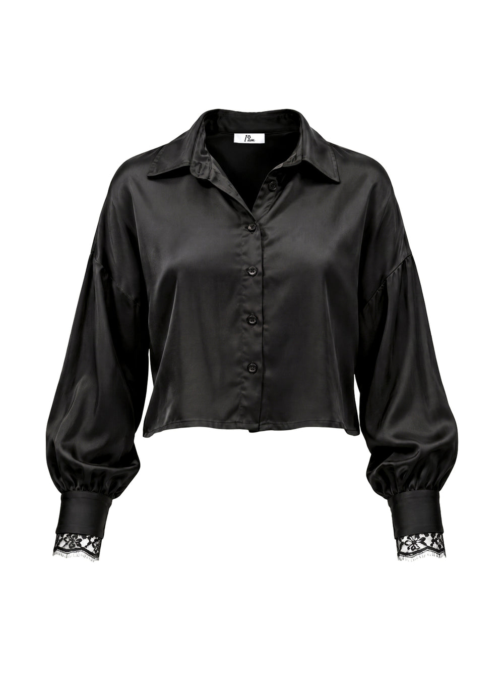 I AM Camicia m/l Donna Mod. L021 RASO NERO Nero