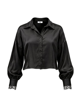 I AM Camicia m/l Donna Mod. L021 RASO NERO Nero