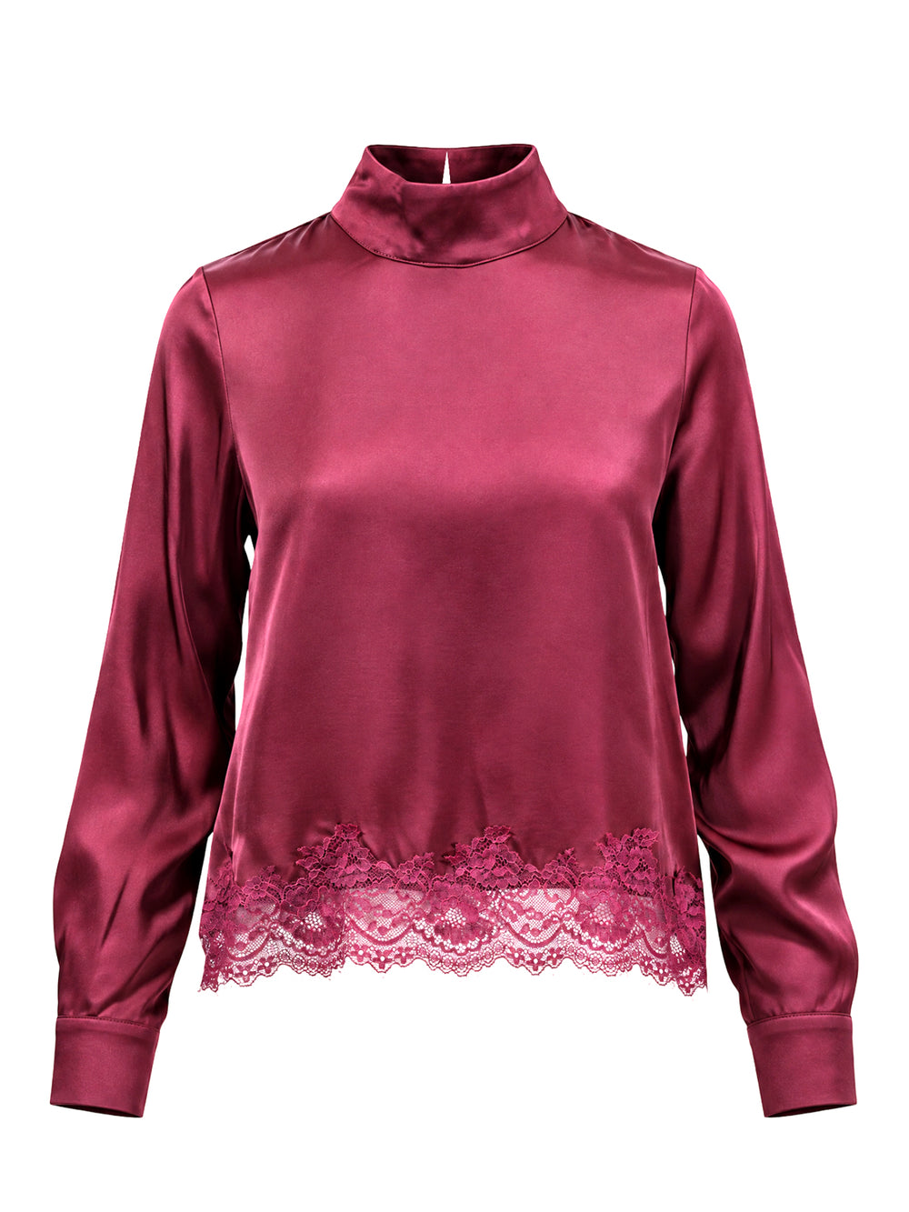 I AM Camicia m/l Donna Mod. L022 RASOePIZZO PRUGNA Prugna