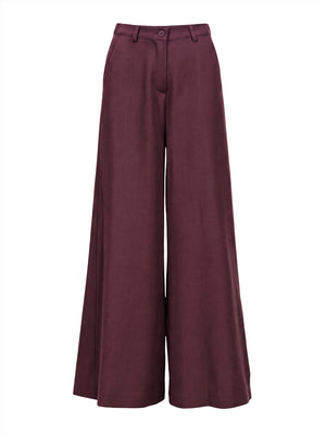 I AM Pantalone Donna Mod. L023 PRUGNA Prugna