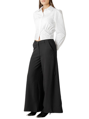 I AM Pantalone Donna Mod. L023 NERO Nero