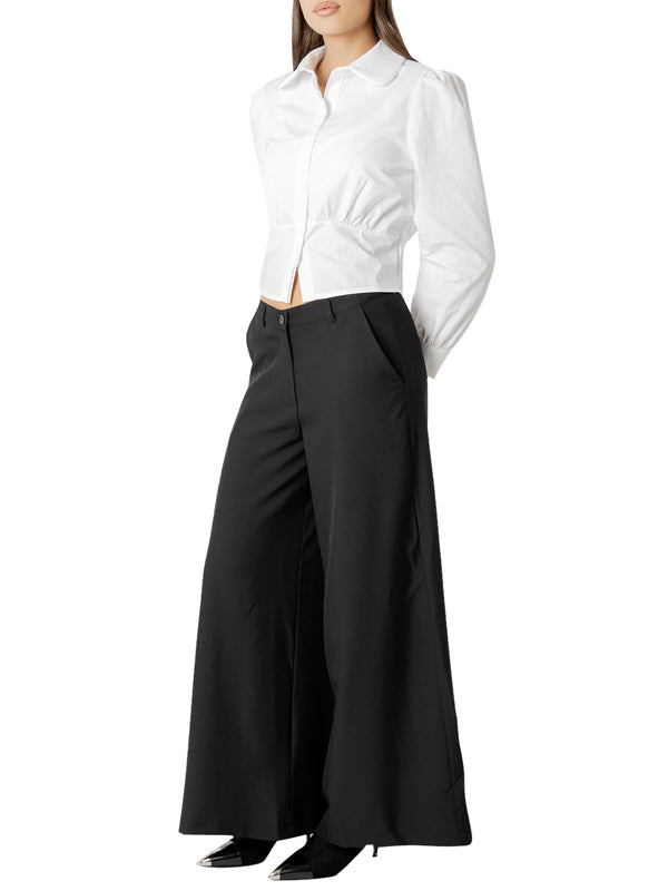 I AM Pantalone Donna Mod. L023 NERO Nero