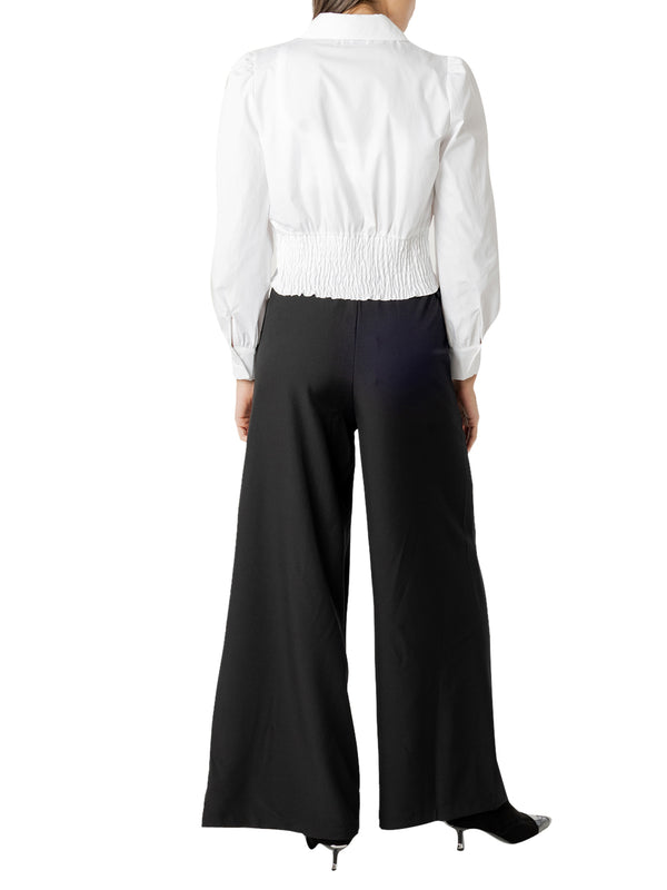 I AM Pantalone Donna Mod. L023 NERO Nero