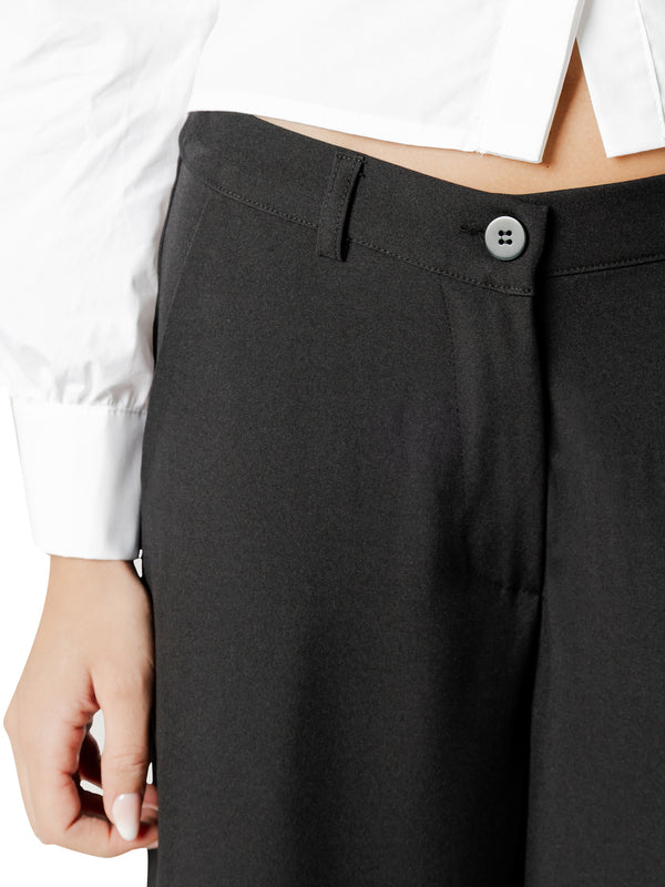 I AM Pantalone Donna Mod. L023 NERO Nero