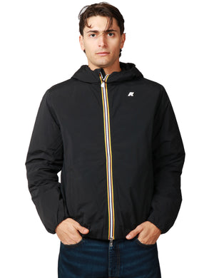 K-Way Giubbotto corto Uomo Mod. K2136DW JACK PLAIN USY Nero