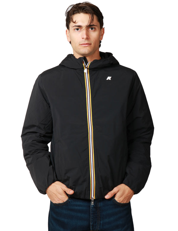 K-Way Giubbotto corto Uomo Mod. K2136DW JACK PLAIN USY Nero