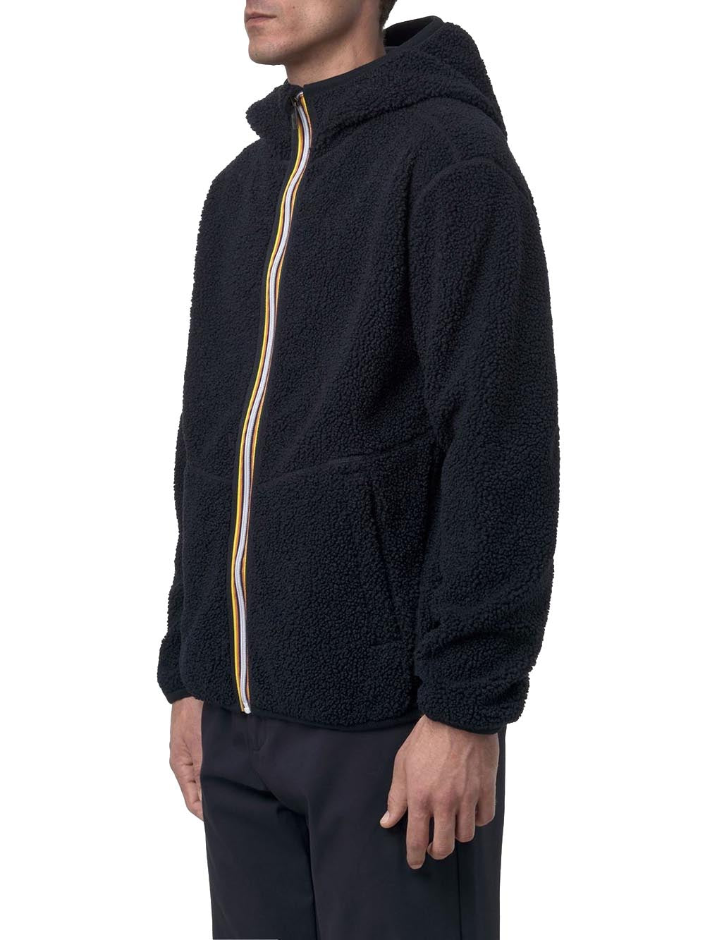 K-Way Felpa Zip Uomo Mod. K3132NW JACK SHE POL DOU A2B Blu