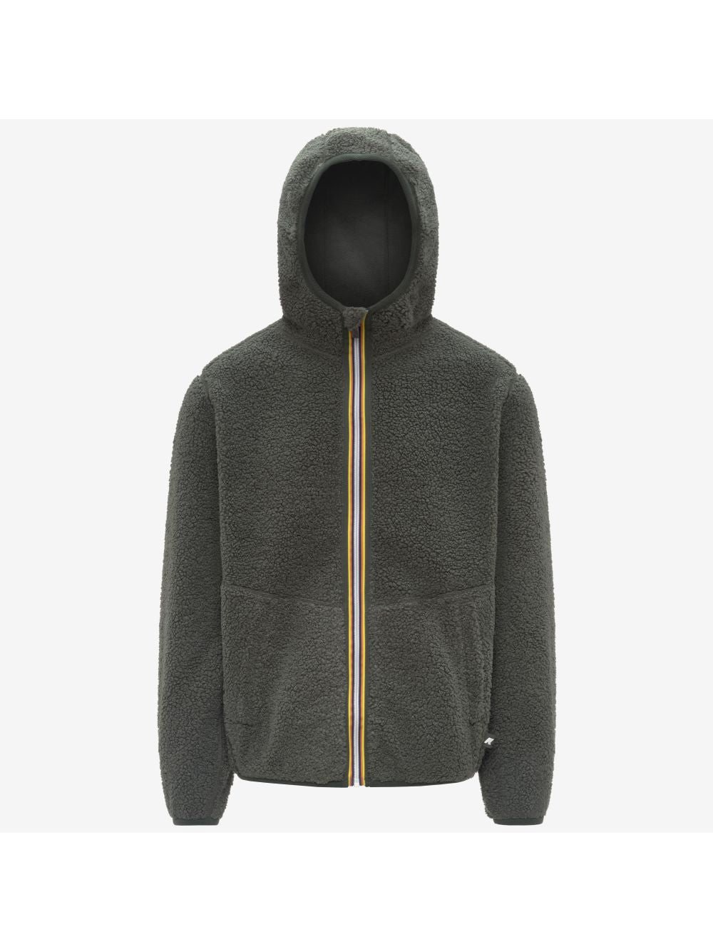 K-Way Felpa Zip Uomo Mod. K3132NW JACK SHE POL DOU B2N Verde