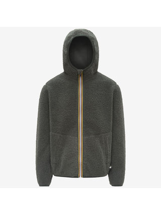 K-Way Felpa Zip Uomo Mod. K3132NW JACK SHE POL DOU B2N Verde