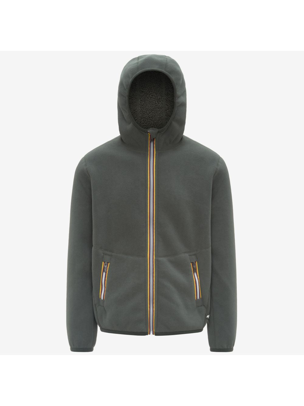 K-Way Felpa Zip Uomo Mod. K3132NW JACK SHE POL DOU B2N Verde