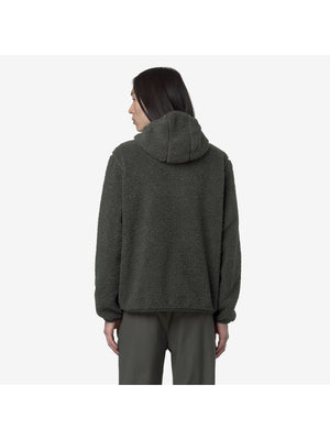 K-Way Felpa Zip Uomo Mod. K3132NW JACK SHE POL DOU B2N Verde