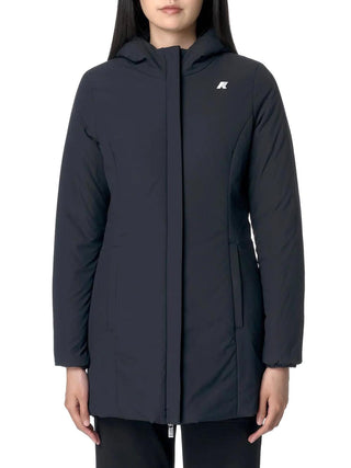 K-Way Giubbotto lungo Donna Mod. K6128UW DENISE A3C Nero
