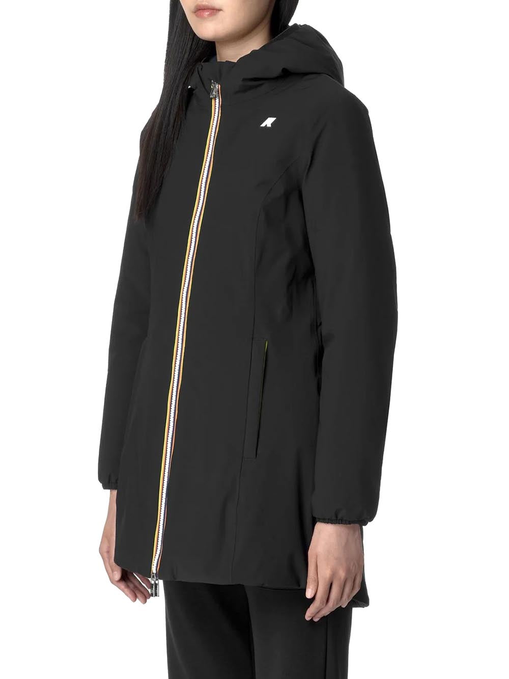 K-Way Giubbotto lungo Donna Mod. K6128UW DENISE A3C Nero