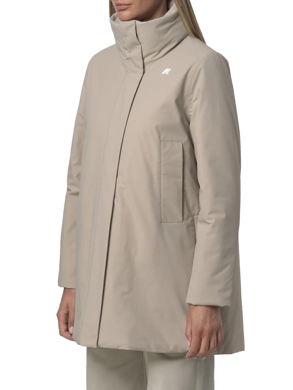 K-Way Giubbotto lungo Donna Mod. K7125LW MARLA XP2 Beige