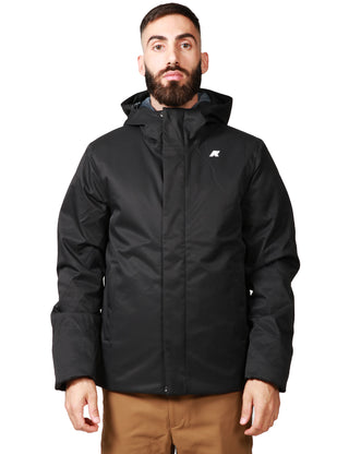 K-Way Giubbotto corto Uomo Mod. K8133DW JACKO TWILL MARMOTTA AL8 Nero