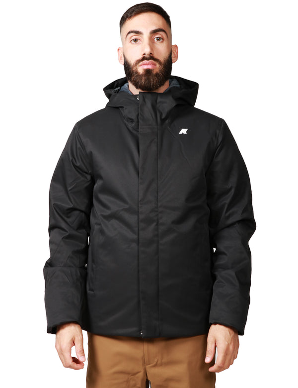 K-Way Giubbotto corto Uomo Mod. K8133DW JACKO TWILL MARMOTTA AL8 Nero