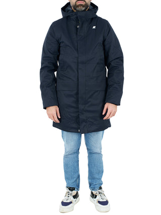 K-Way Giubbotto lungo Uomo Mod. K8133FW JARNO TW MA AL9 Blu