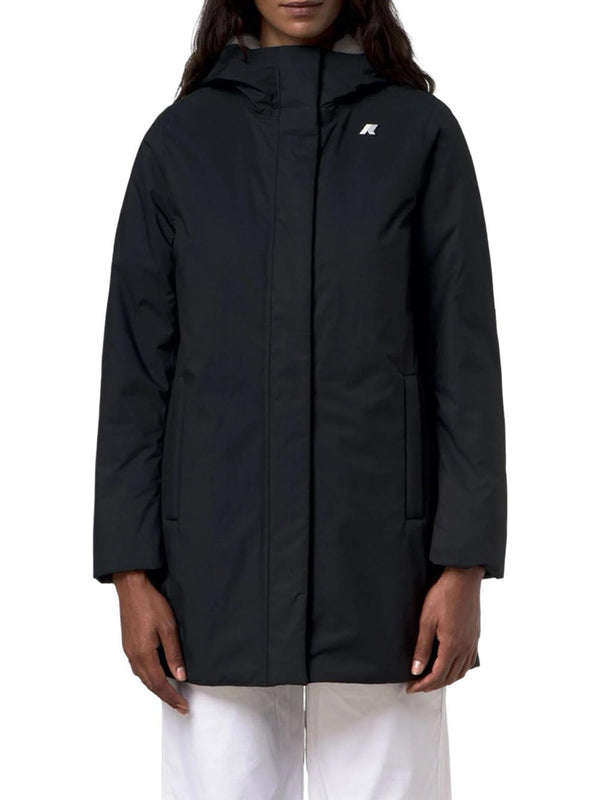 K-Way Giubbotto corto Donna Mod. K81449W LIL TWILL DCB Nero