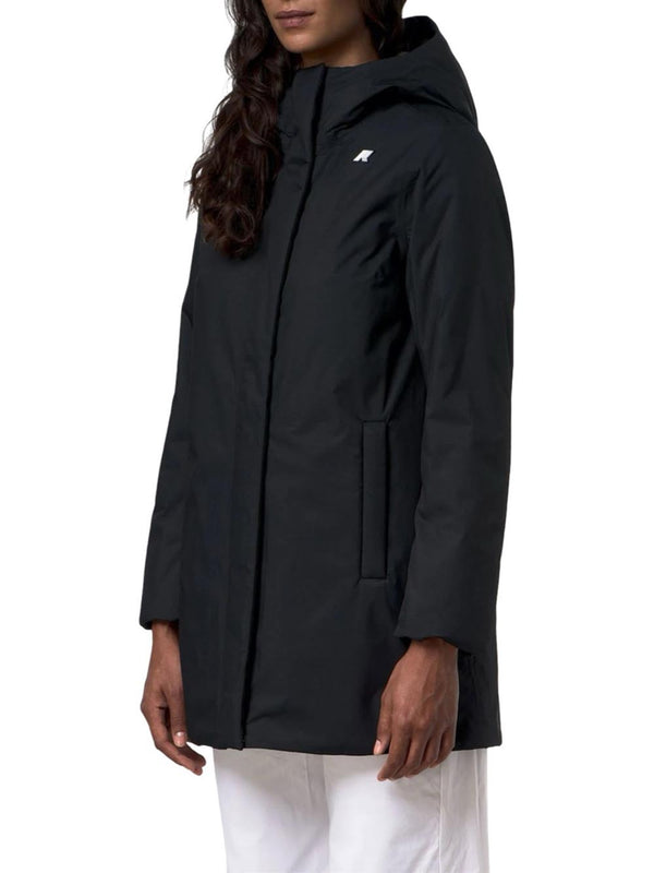 K-Way Giubbotto corto Donna Mod. K81449W LIL TWILL DCB Nero