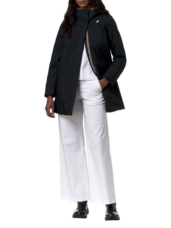 K-Way Giubbotto corto Donna Mod. K81449W LIL TWILL DCB Nero