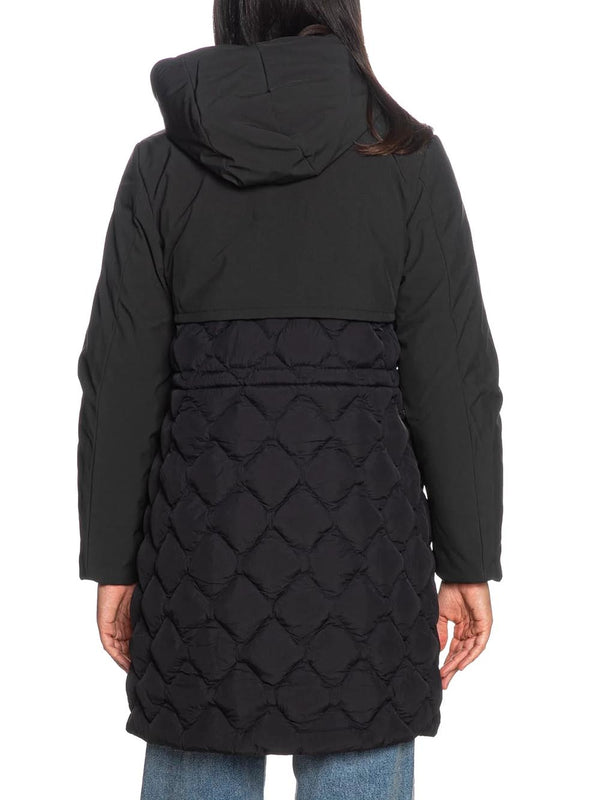 K-Way Giubbotto lungo Donna Mod. K8161EW SIPHELLE USY Nero