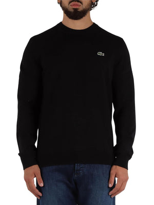 Lacoste Maglione Girocollo Uomo Mod. AH0128 COTONE 031 Nero