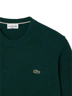 Lacoste Maglione Girocollo Uomo Mod. AH2916 LANA YZP Verde