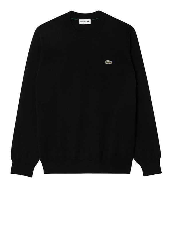 Lacoste Maglione Girocollo Uomo Mod. AH3225 LANA 031 Nero