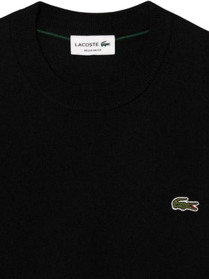 Lacoste Maglione Girocollo Uomo Mod. AH3225 LANA 031 Nero