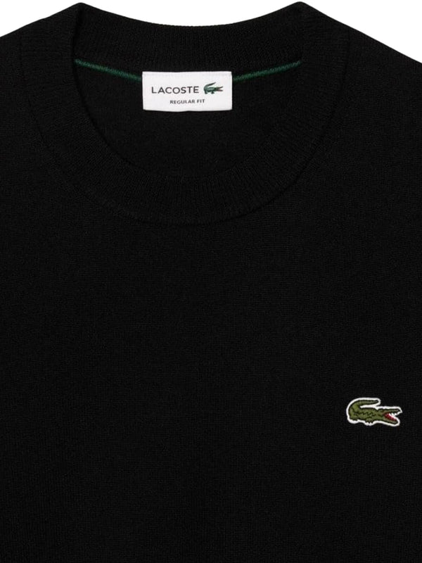 Lacoste Maglione Girocollo Uomo Mod. AH3225 LANA 031 Nero