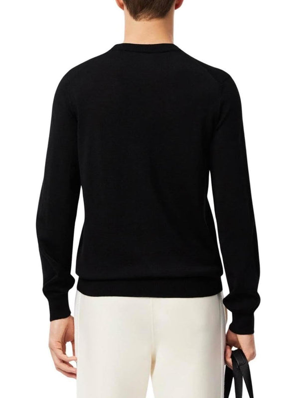 Lacoste Maglione Girocollo Uomo Mod. AH3225 LANA 031 Nero