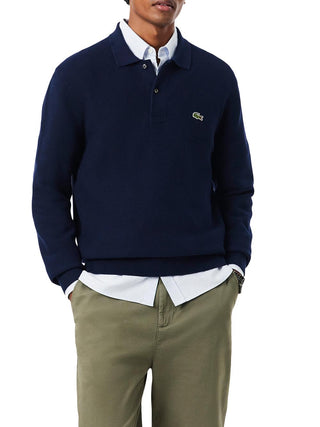 Lacoste Polo M/L Uomo Mod. AH9904 COTONE 166 Blu