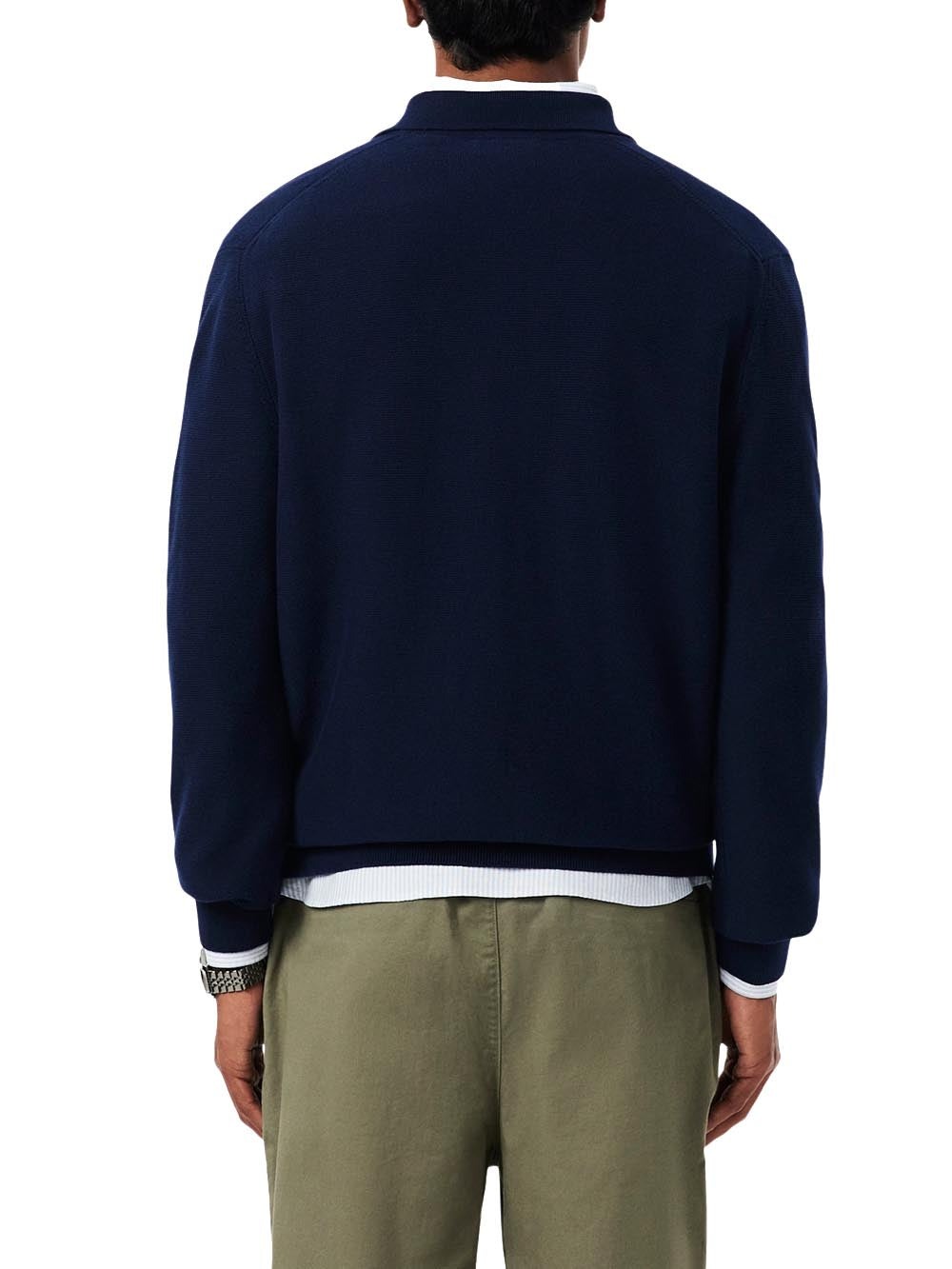Lacoste Polo M/L Uomo Mod. AH9904 COTONE 166 Blu