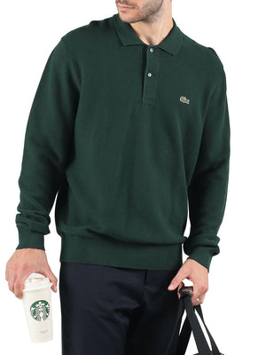 Lacoste Polo M/L Uomo Mod. AH9904 COTONE YZP Verde