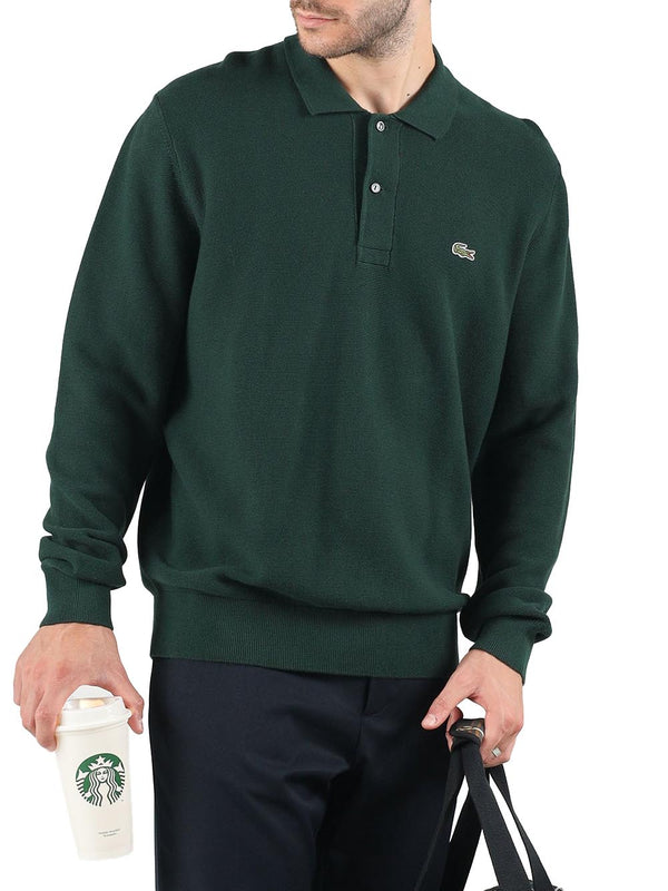 Lacoste Polo M/L Uomo Mod. AH9904 COTONE YZP Verde