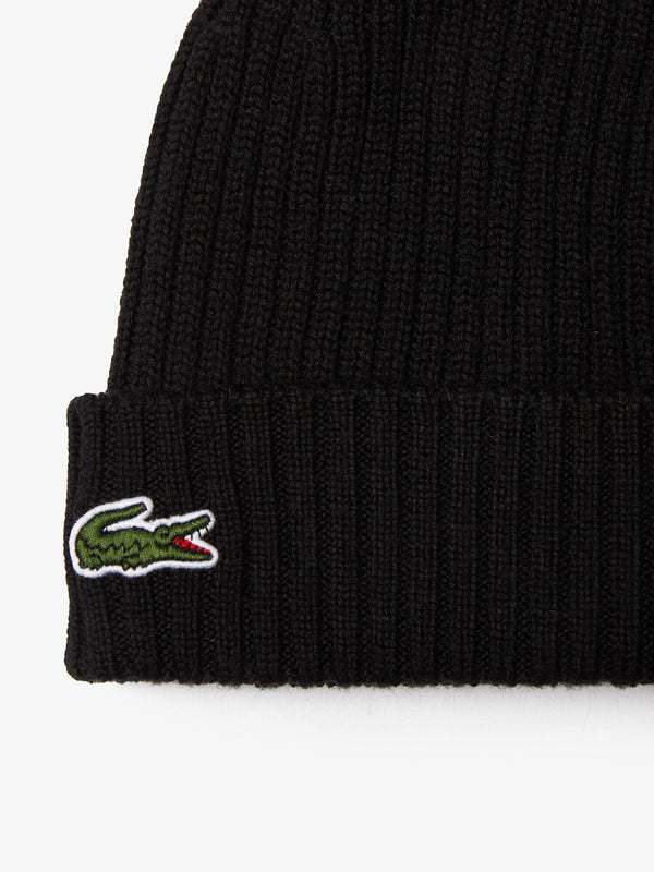 Lacoste Cappello Uomo Mod. RB001 LANA 031 Nero