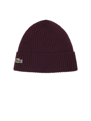 Lacoste Cappello Uomo Mod. RB001 LANA 3KE Bordeau
