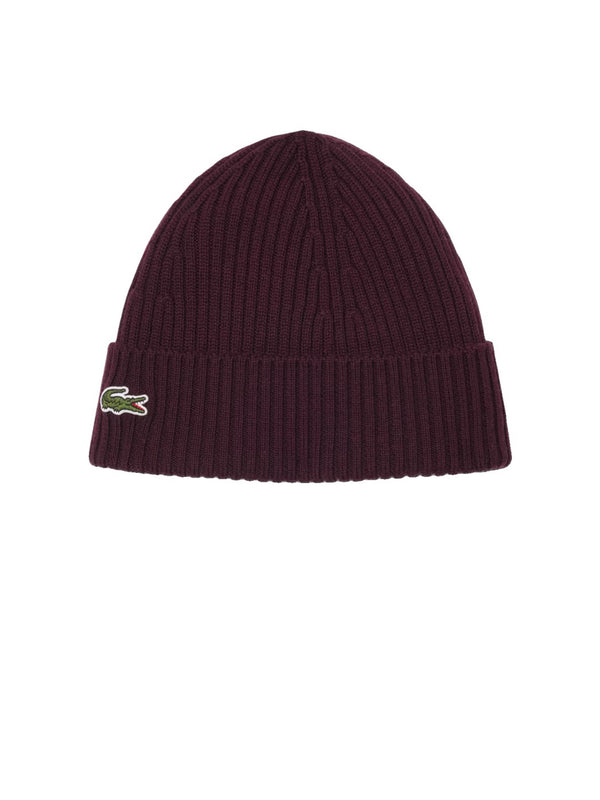 Lacoste Cappello Uomo Mod. RB001 LANA 3KE Bordeau
