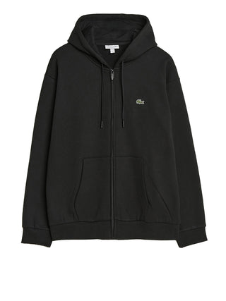 Lacoste Felpa Zip Uomo Mod. SH8864 FELPATA 031 Nero