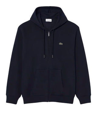 Lacoste Felpa Zip Uomo Mod. SH8864 FELPATA 166 Blu