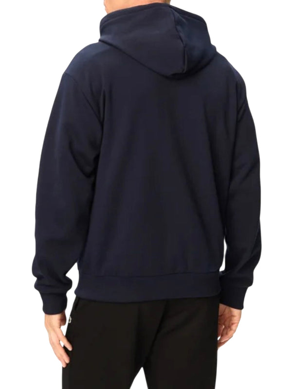 Lacoste Felpa Zip Uomo Mod. SH8864 FELPATA 166 Blu