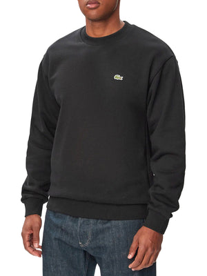 Lacoste Felpa G Uomo Mod. SH8868 FELPATA 031 Nero