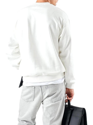 Lacoste Felpa G Uomo Mod. SH8868 FELPATA 70V Bianco