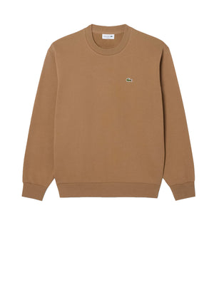 Lacoste Felpa G Uomo Mod. SH8868 FELPATA SIX Tabacco