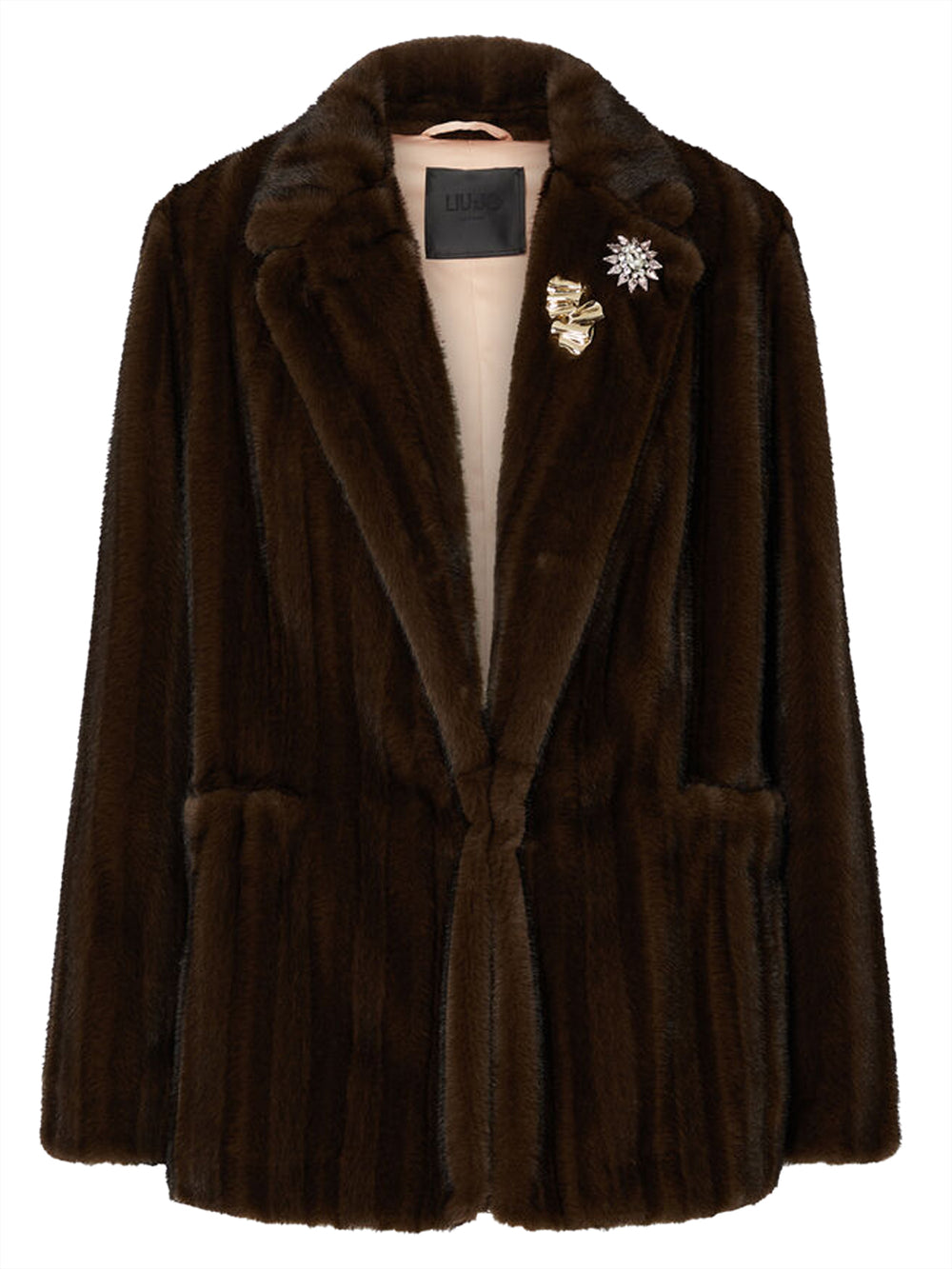 Liu Jo Eco-Pelliccia Donna Mod. CF6018 ES046 01629 Moro