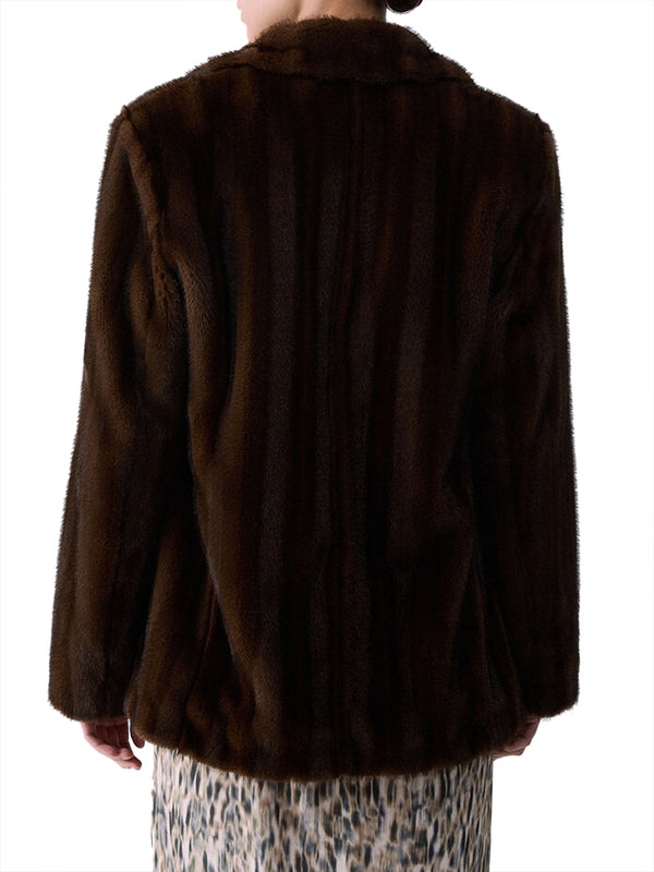 Liu Jo Eco-Pelliccia Donna Mod. CF6018 ES046 01629 Moro