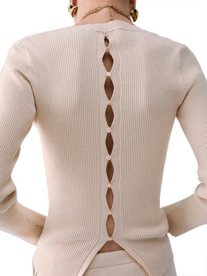 Liu Jo Maglia Donna Mod. CF6293 MS99E X0793 Beige