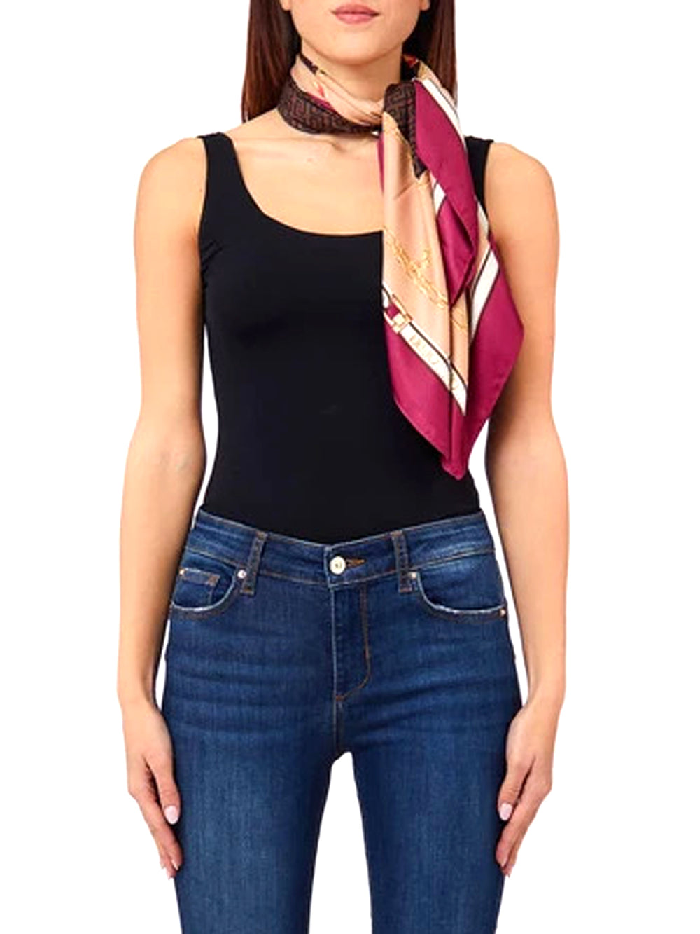 Liu Jo Foulard Donna Mod. 2F6059 T2745 L9530 Bordeau