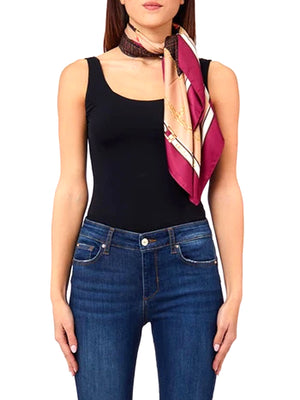 Liu Jo Foulard Donna Mod. 2F6059 T2745 L9530 Bordeau