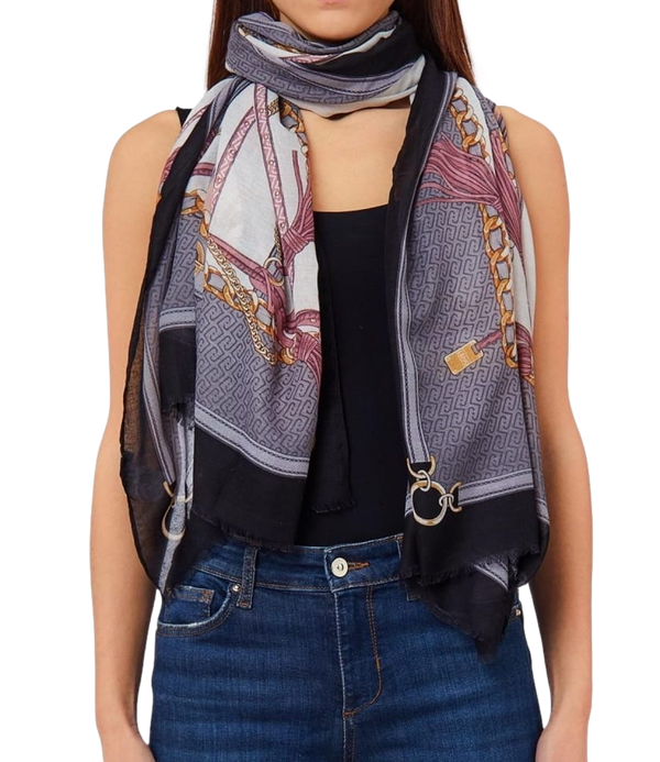 Liu Jo Foulard Donna Mod. 2F6072 T2745 22222 Nero